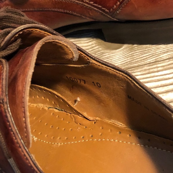 Magnanni Teodoro Split Toe Oxford Sz 10 - Picture 12 of 12